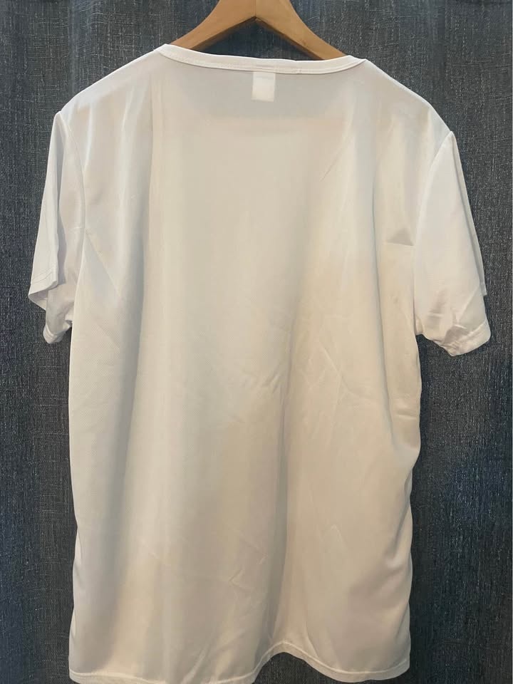 Plain Lightweight White/Black T-Shirts - photo 3