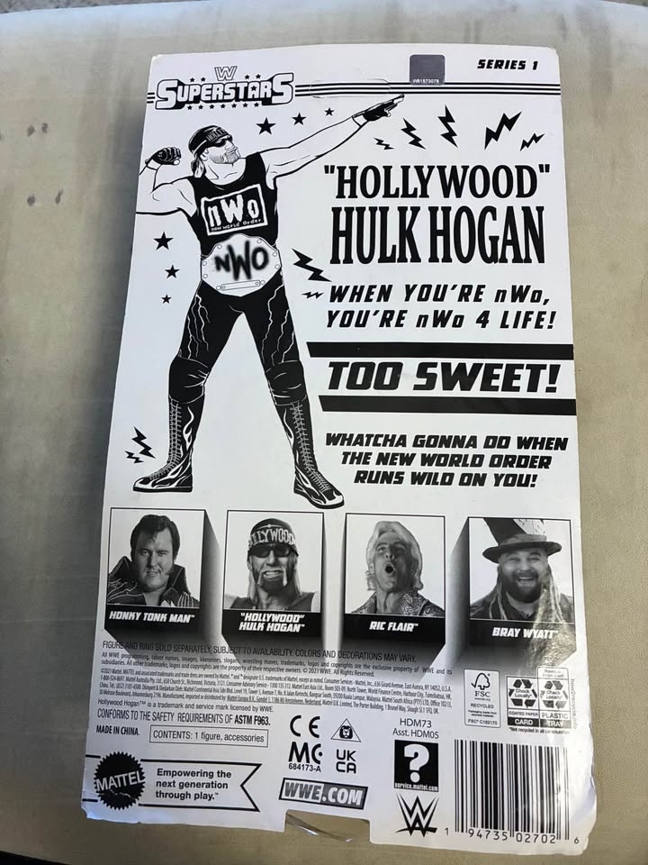 Mattel WWE Superstars Series 1 "Hollywood" Hulk Hogan Action Fig - photo 2