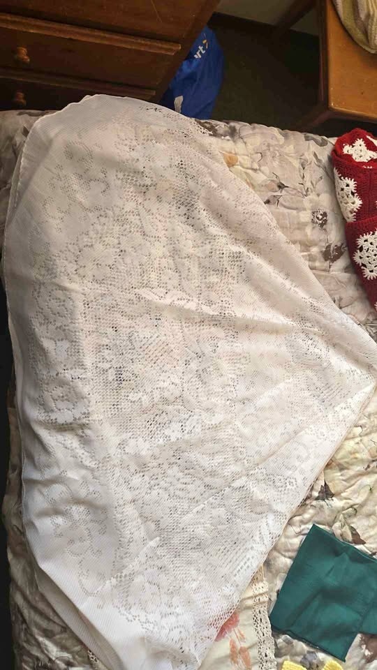 Circular Lace Tablecloth