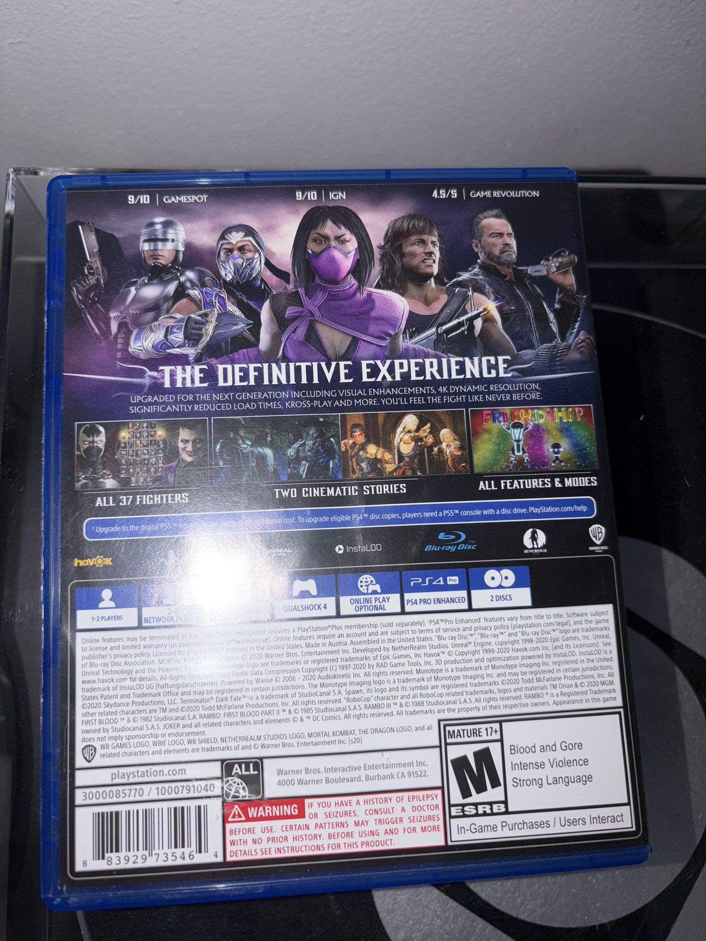 (NEED GONE ASAP) Mortal Kombat 11 Ultimate PS4 (Complete) - photo 2