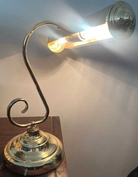 Brass Banker's Desk Lamp (Don Mills and Eglinton)