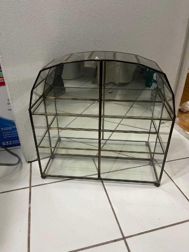 Glass Display Case  - $55 (Don Mills and Eglinton)