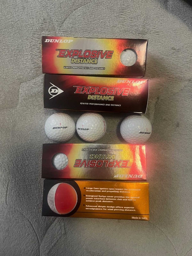 15 Dunlop Explosive Distance Golf Balls (Don Mills+Eglinton)