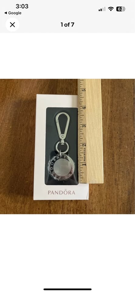 BNIB✨Pandora Silver Keychain Accessory - photo 3