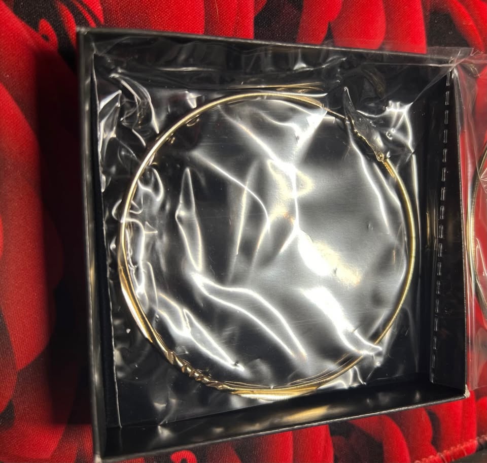 🌟NWOT! Gold Big Hoop Earrings