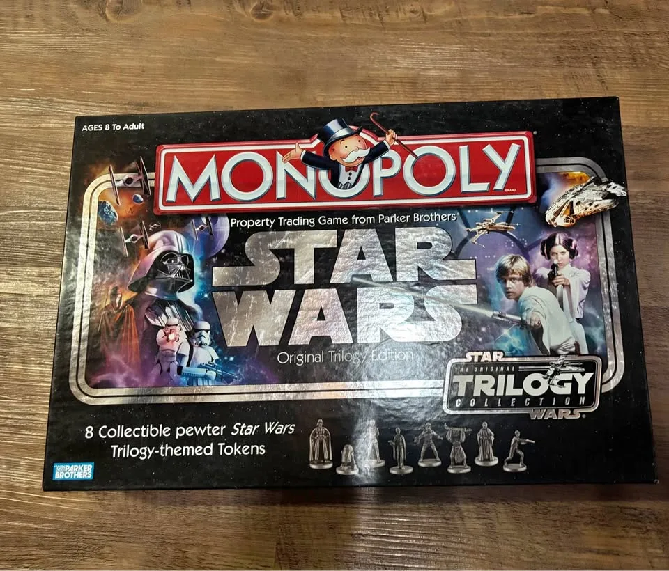 Monopoly Star Wars The Original Trilogy USED thumbnail