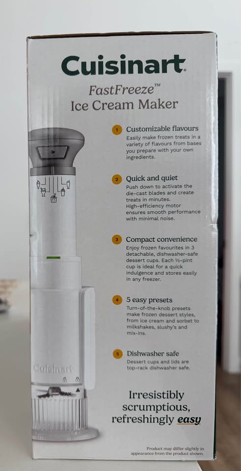 Cuisinart Fast Freeze Ice Cream Maker - photo 2