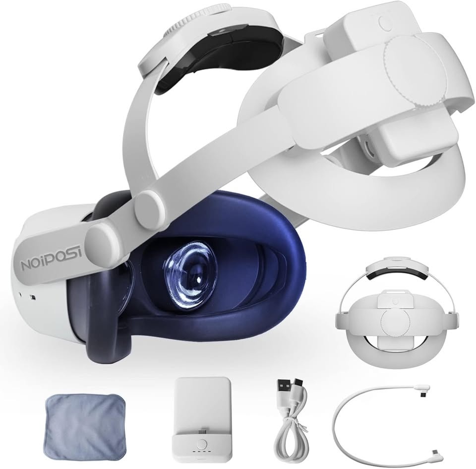 Meta Quest 2 VR Headset 128 GB + Battery Head Strap - photo 2