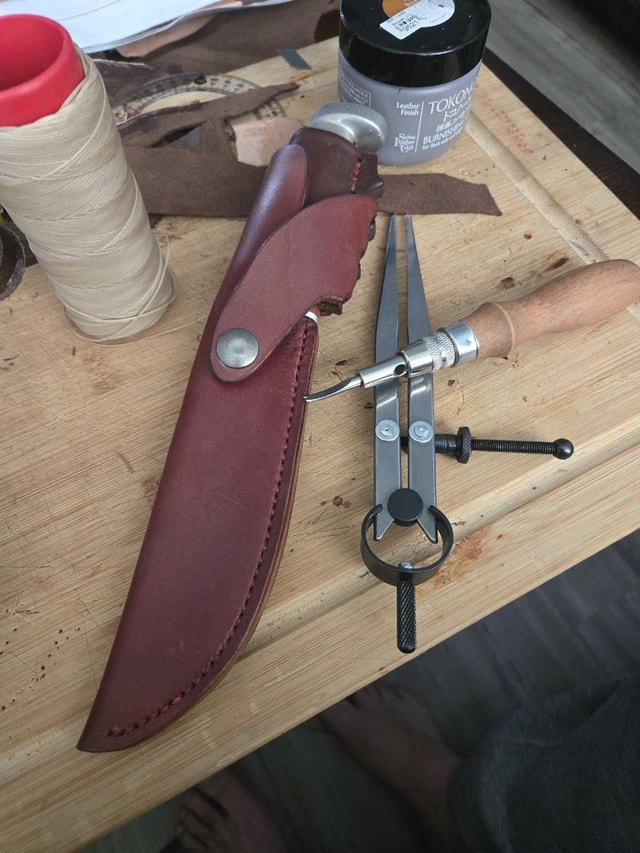 Custom Hand Crafted Leather Knife Sheaths