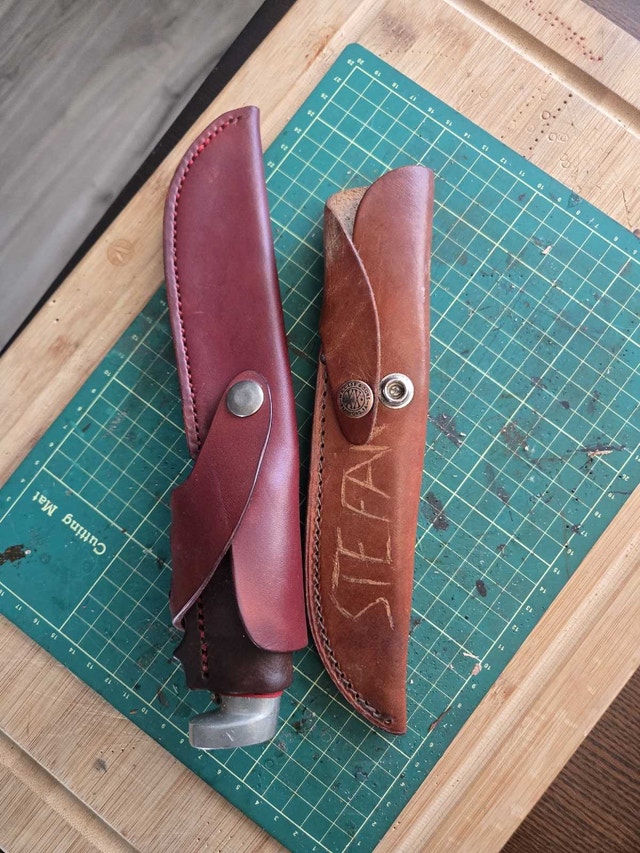 Custom Hand Crafted Leather Knife Sheaths - photo 2
