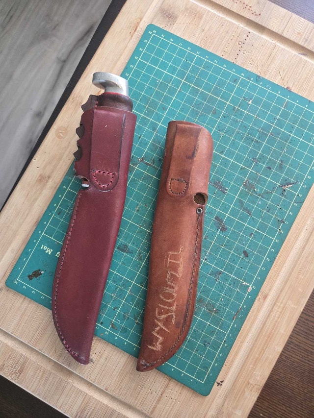 Custom Hand Crafted Leather Knife Sheaths - photo 3