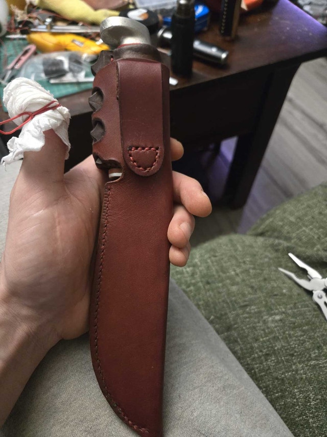 Custom Hand Crafted Leather Knife Sheaths - photo 5