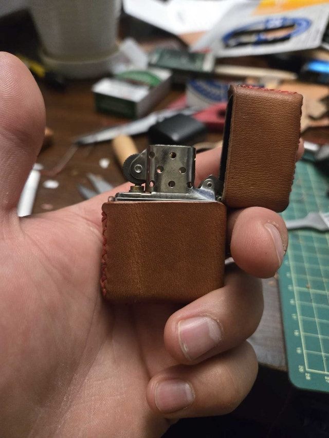 Hand Crafted Leather Lighter Covers - photo 2