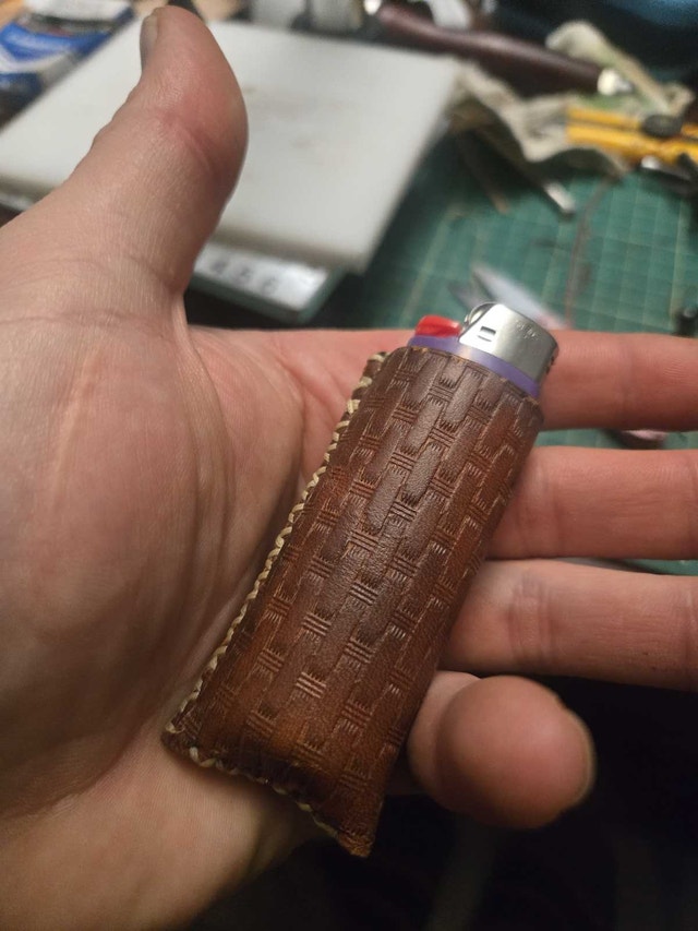 Hand Crafted Leather Lighter Covers - photo 5
