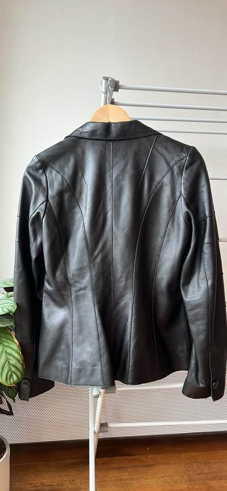 Leather Blazer Jacket - photo 3