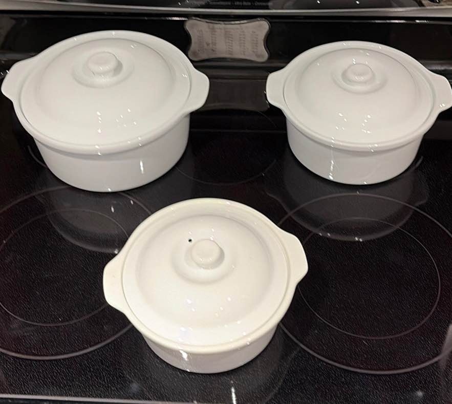Ceramic Casserole Dish Set – 3 Pieces