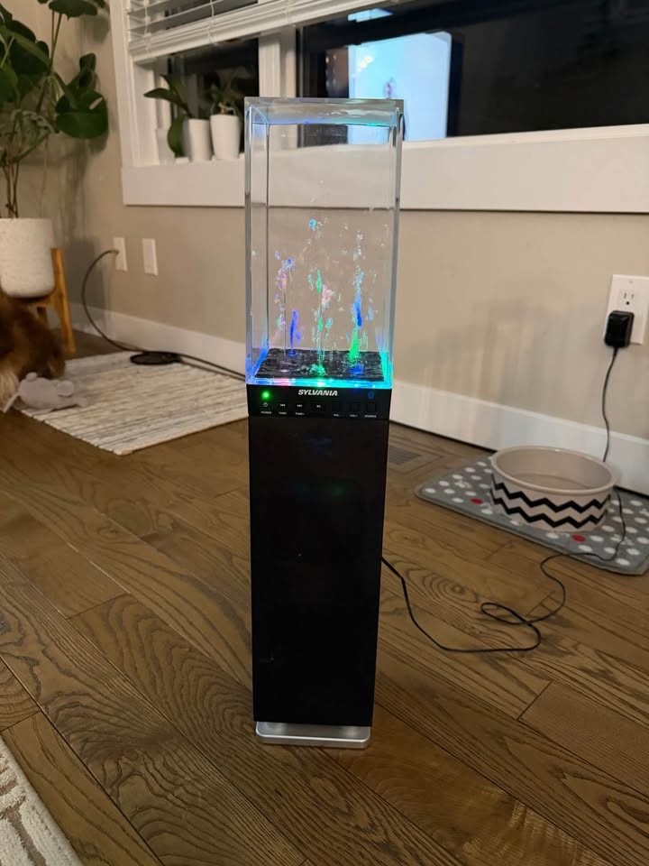 LED Bluetooth-Aux-FM Speaker/Water Lamp - photo 2