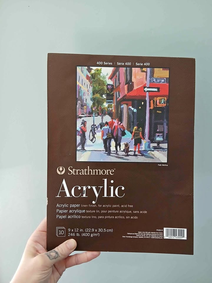 Strathmore Acrylic 400g Paper - Linen Finish