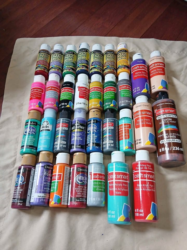 Lot of Craft Paint. Most are barely used.