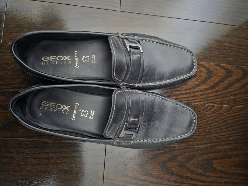Geox Wide Fit Italian Patent Shoes Size 9.5 - photo 5
