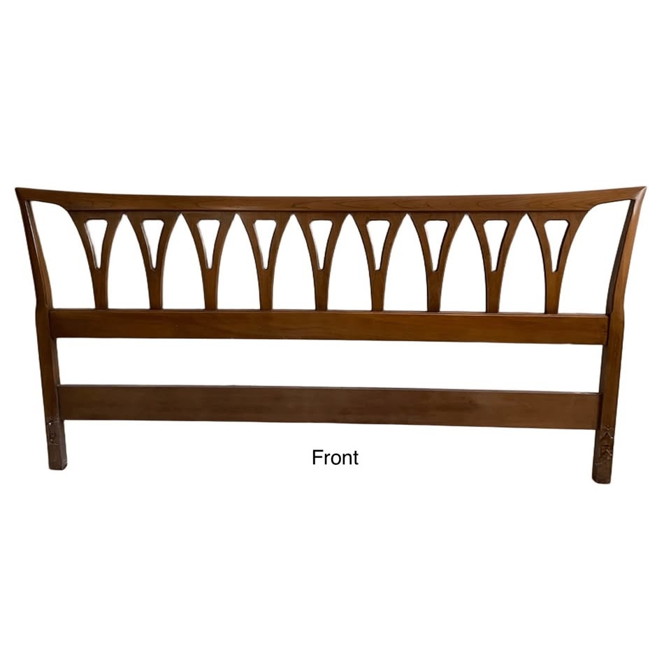 Mid Century Modern Vintage King Size Headboard - photo 2
