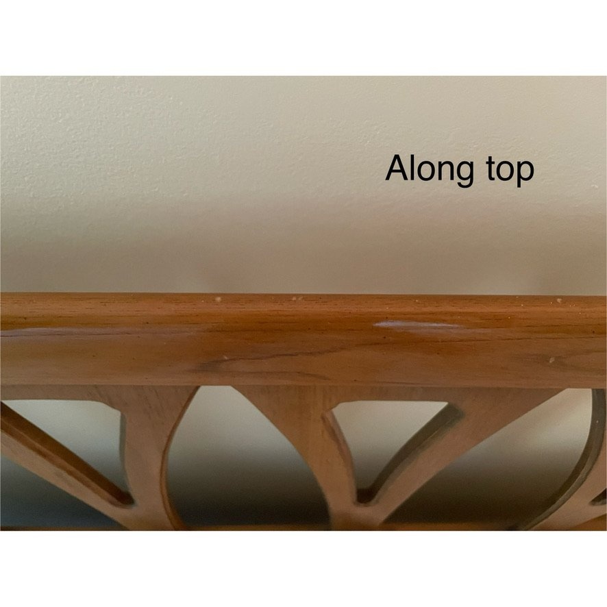 Mid Century Modern Vintage King Size Headboard - photo 4