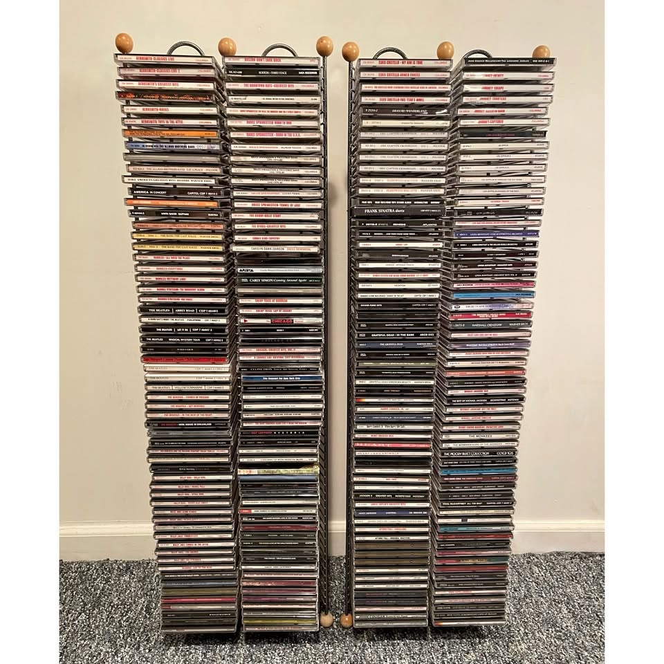 Two CD Double Racks (Artists A-P)