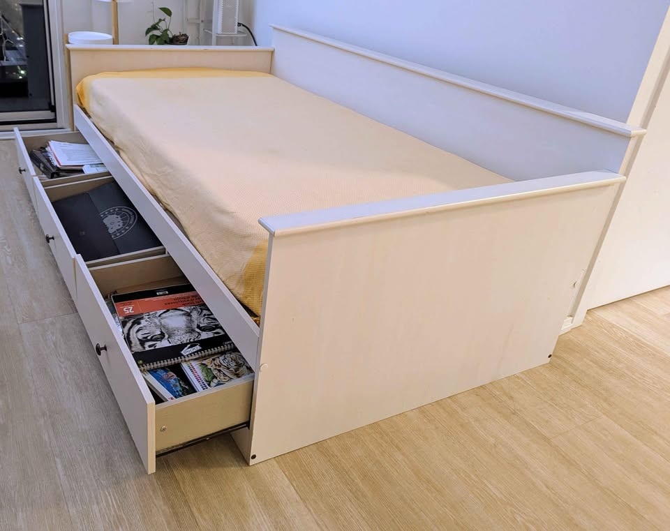 Wayfair Twin Bed Frame with Storage - photo 4