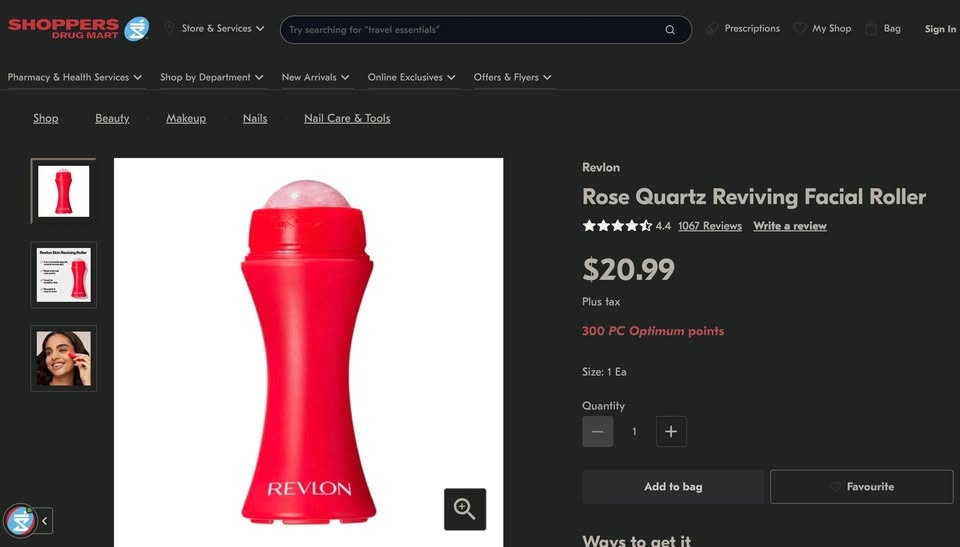 Revlon Rose Quartz Reviving Facial Roller - photo 2
