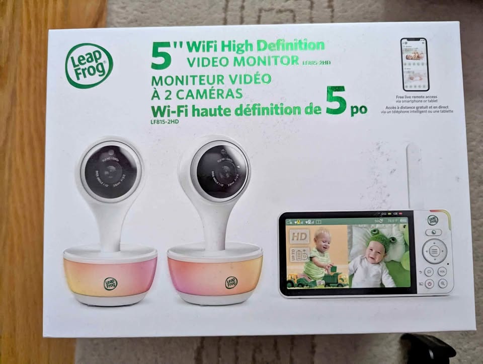 Leap Frog Video Baby Monitor with 2 Cameras