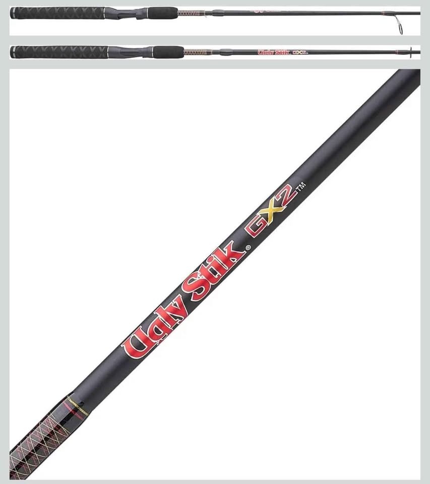 Ugly Stik 6'6" GX2 Spinning Rod - 3 Piece - photo 5