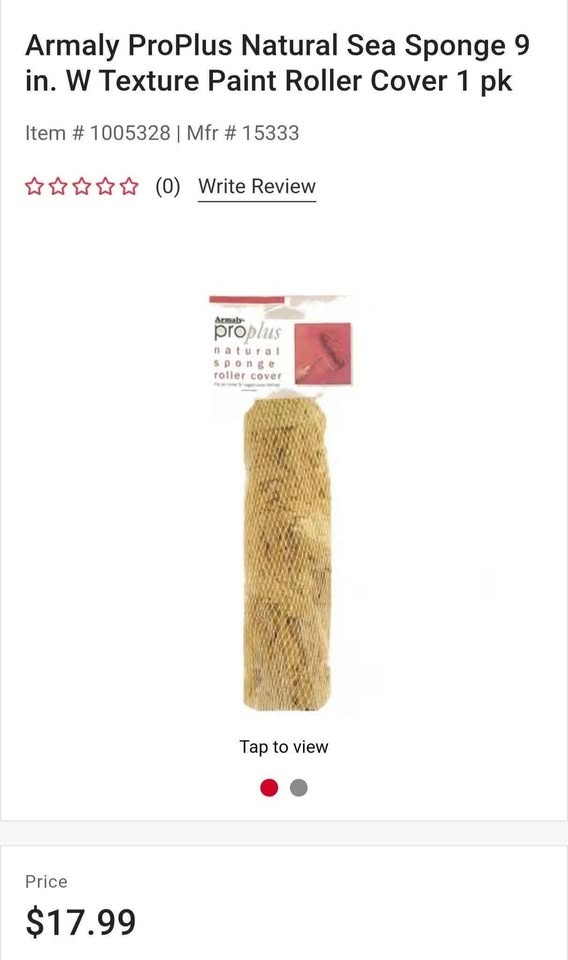 Armaly ProPlus Natural Sea Sponge Paint Roller Cover (9 in.) - photo 2