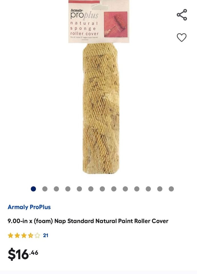 Armaly ProPlus Natural Sea Sponge Paint Roller Cover (9 in.) - photo 3