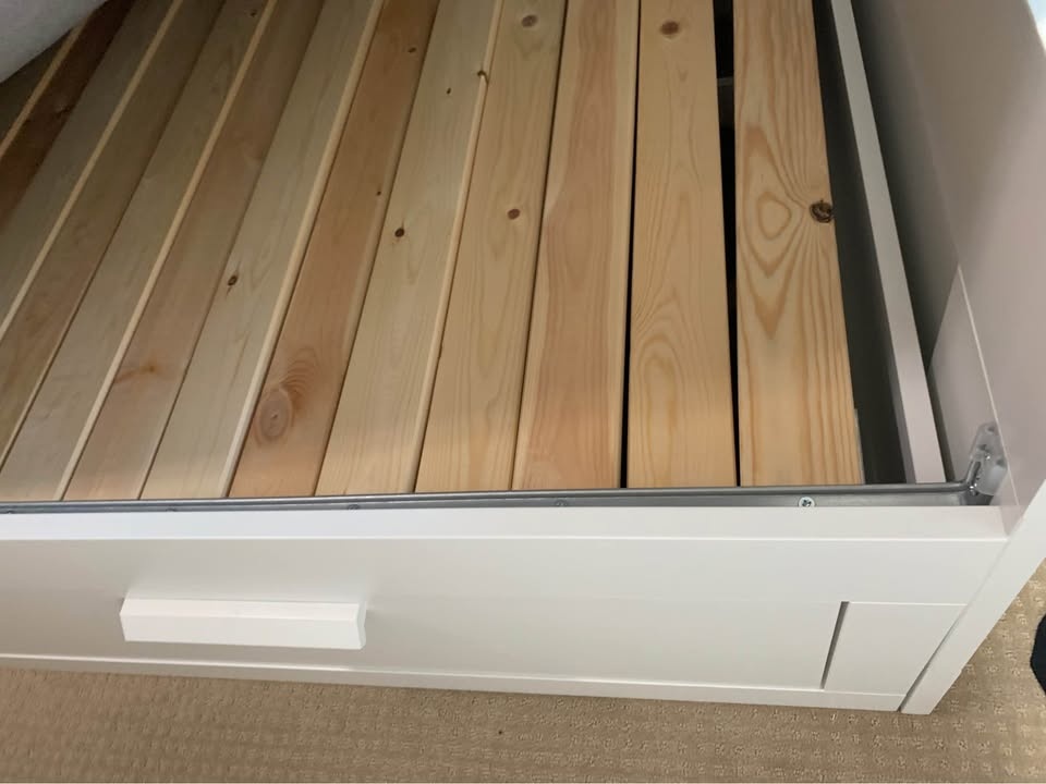 IKEA BRIMNES Twin Day Bed Frame w/ Storage - White - photo 2