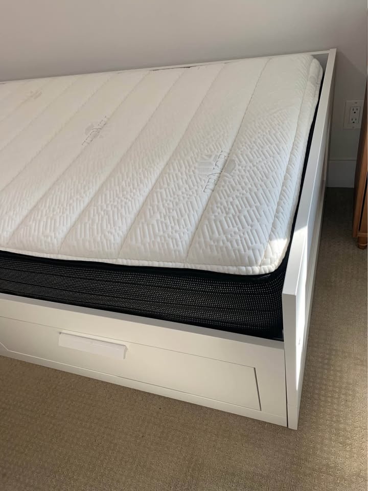 IKEA BRIMNES Twin Day Bed Frame w/ Storage - White - photo 3