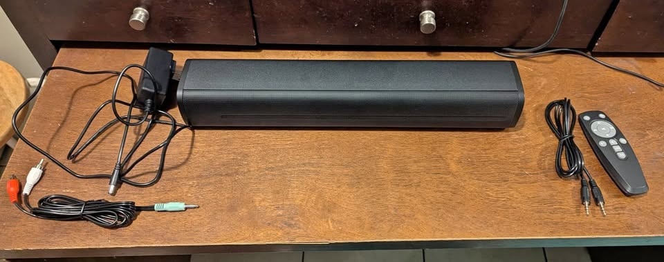 16" Bluetooth 2.0 Sound Bar, 50 Watts