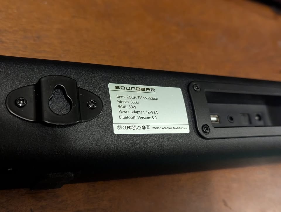 16" Bluetooth 2.0 Sound Bar, 50 Watts - photo 3