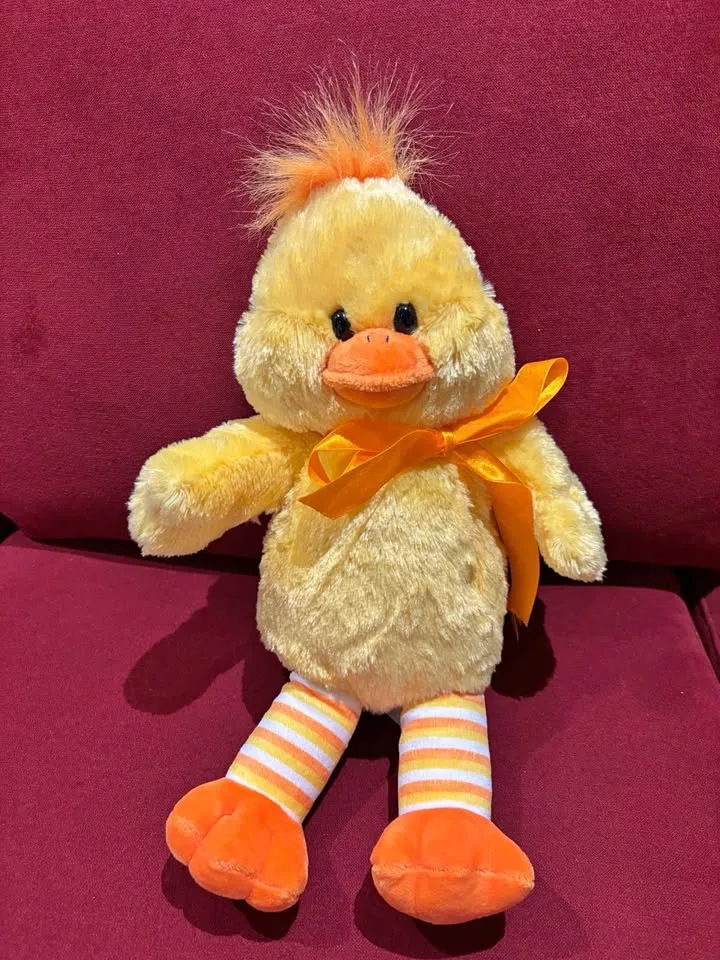 Build a Bear Yellow Duckling with Stripped Legs thumbnail