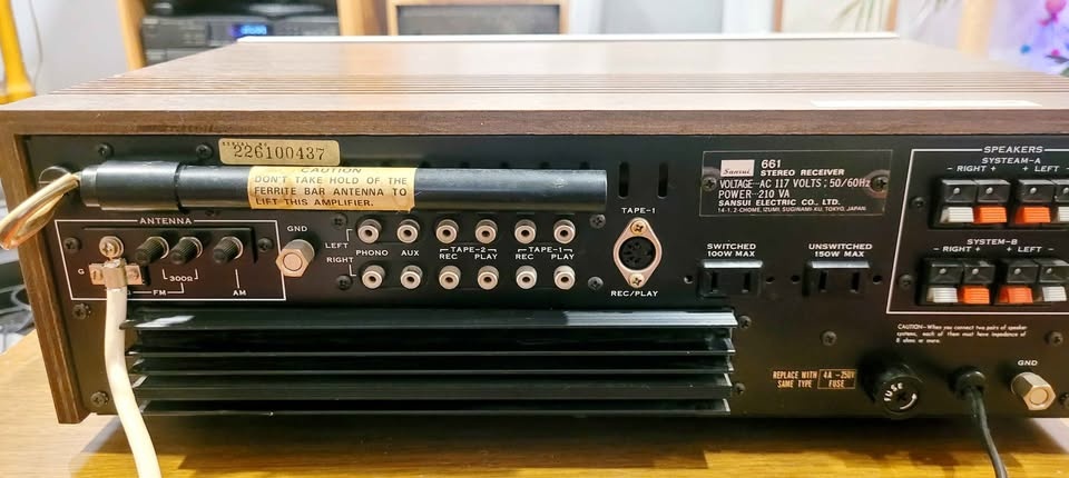 Vintage Sansui 661 Stereo Receiver - Mint - photo 3