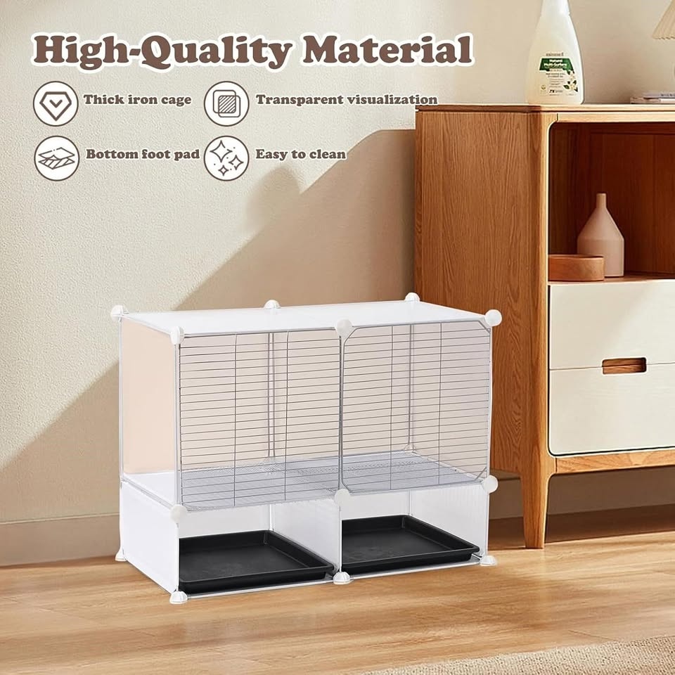 Cat Cage Indoor Detachable Pet Cage