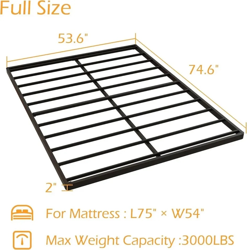 Heavy Duty Metal Box Spring (Full, 2") - photo 2