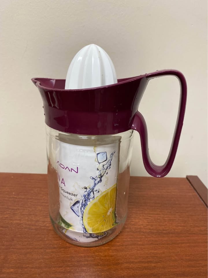 Luna Mini Glass Jug & Lemon Squeezer / Juicer - photo 3