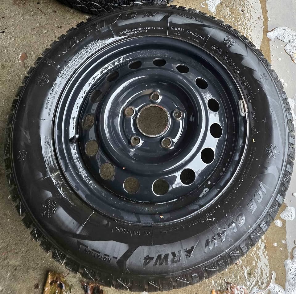 195/65/R15 Winter Tires + Steel Rims