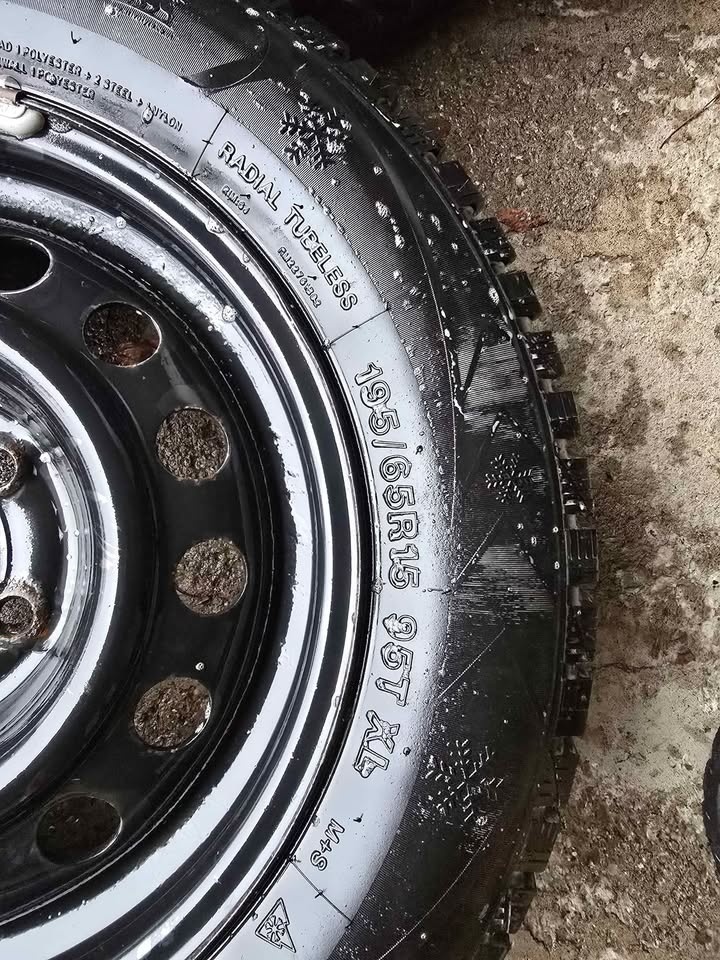 195/65/R15 Winter Tires + Steel Rims - photo 4