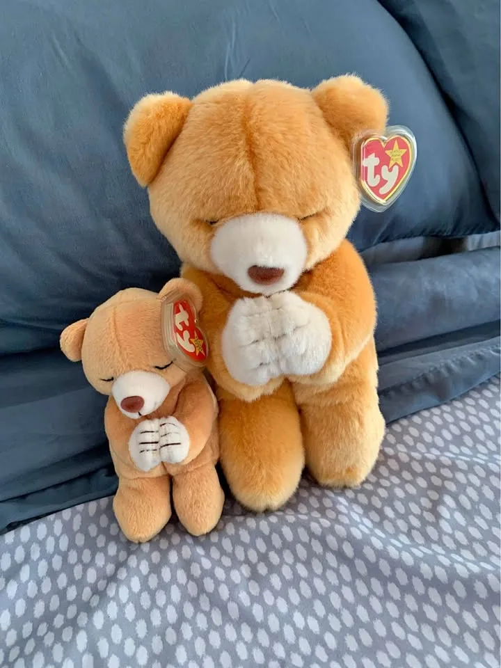 Ty Hope beanie baby & beanie buddy used in excellent condition thumbnail