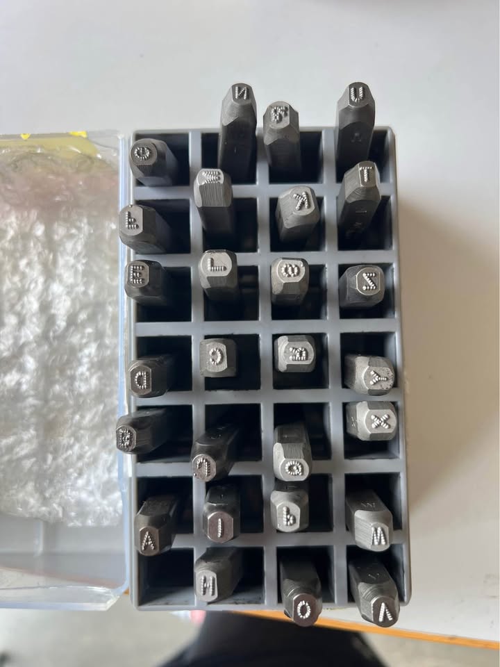 Stamp Set-1/8" Letter Dot Design 27 Pieces - photo 2
