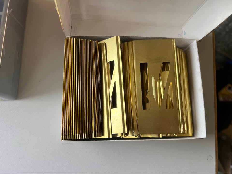 Stencil Set-Letter/Number 2" Brass 92 Pieces - photo 2