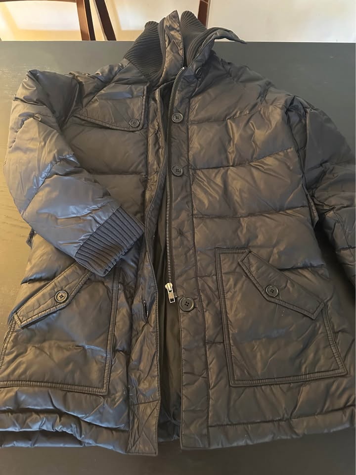 🥕Little Marc Jacobs Black Puffer Coat - Size 10 - photo 3