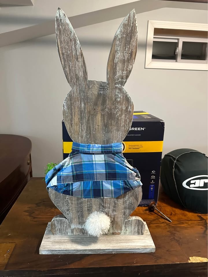 Wooden Easter bunny - photo 3