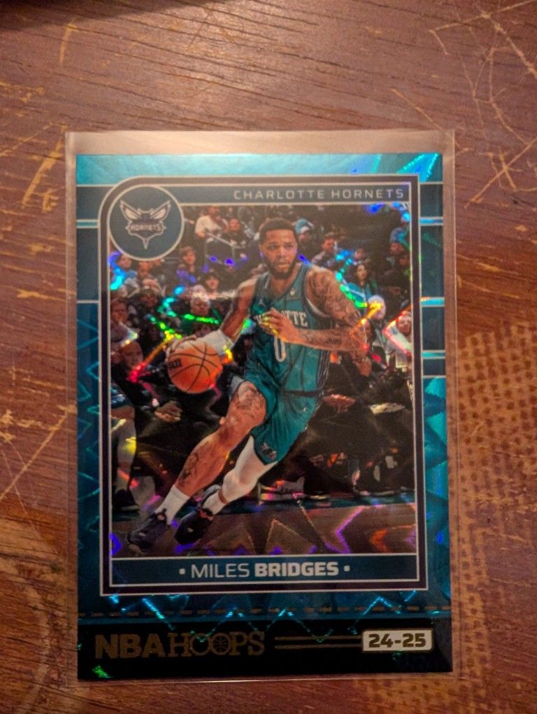 Miles Bridges Blue Explosion Panini Card